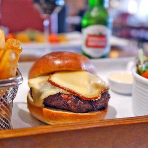 Juicy Prime Angus Beefburger in Coral Bay Taste th